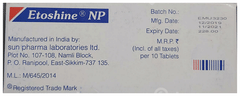 Etoshine Np Tablet 10